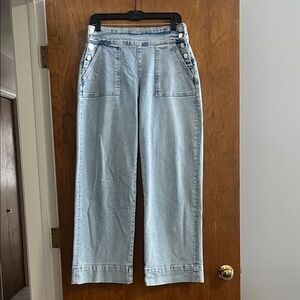 Lola Light Blue Wide-Leg Women Jeans